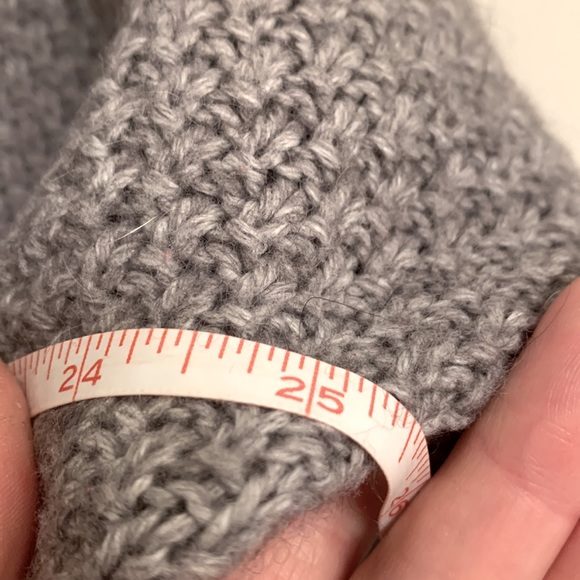 Talbots Wool Sweater Heavy knit Grey color - Picture 12 of 16